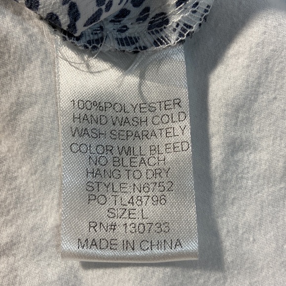 Umgee black and white romper size large - Picture 7 of 8